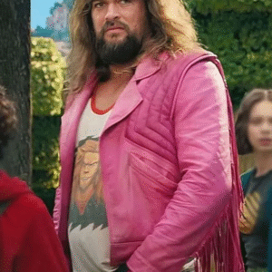 Jason Momoa A Minecraft 2025 Leather Jacket
