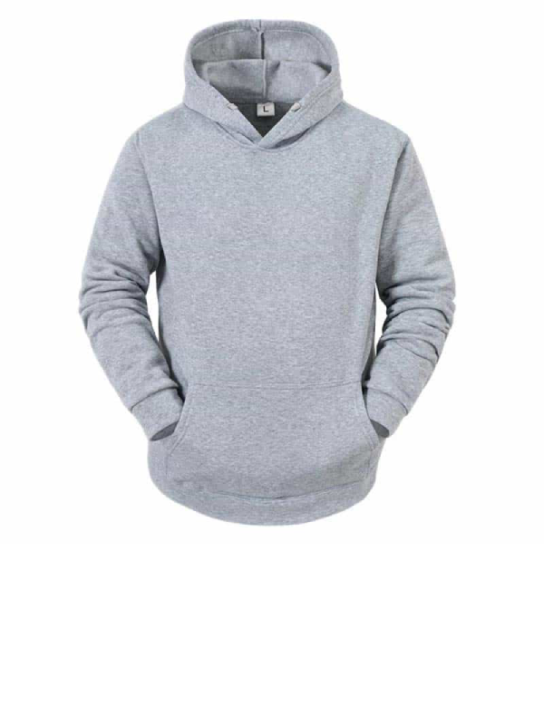 Men Plain Pullover Hoodie