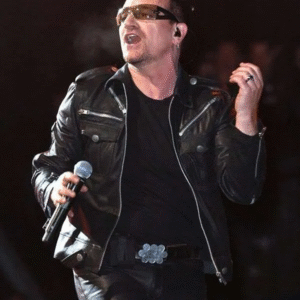 Bono Vox U2 Innocence Experience Leather Jacket