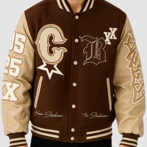 Chris Brown Breezy Bowl XX-Letterman Varsity Jacket