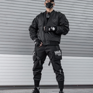 Fabric of the Universe XB-03 Red Bomber Jacket