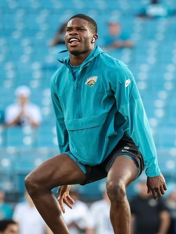 Travis Hunter Jaguars Sideline Anorak Jacket