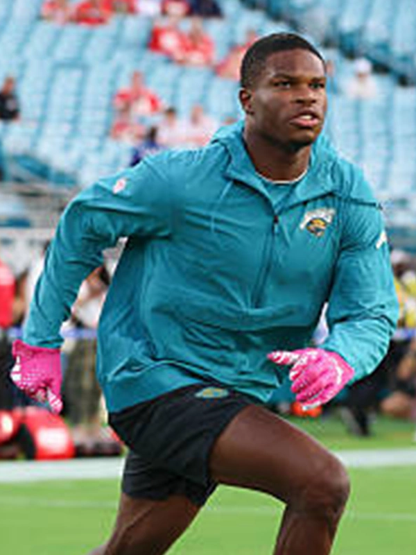 Travis Hunter Jaguars Sideline Anorak Jacket