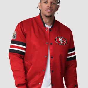 San Francisco 49ers Scout I Full-Snap Varsity Jacket