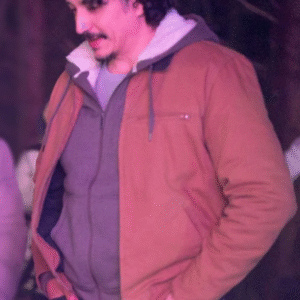 Gabriel Luna The Astronaut Brown Cotton Jacket